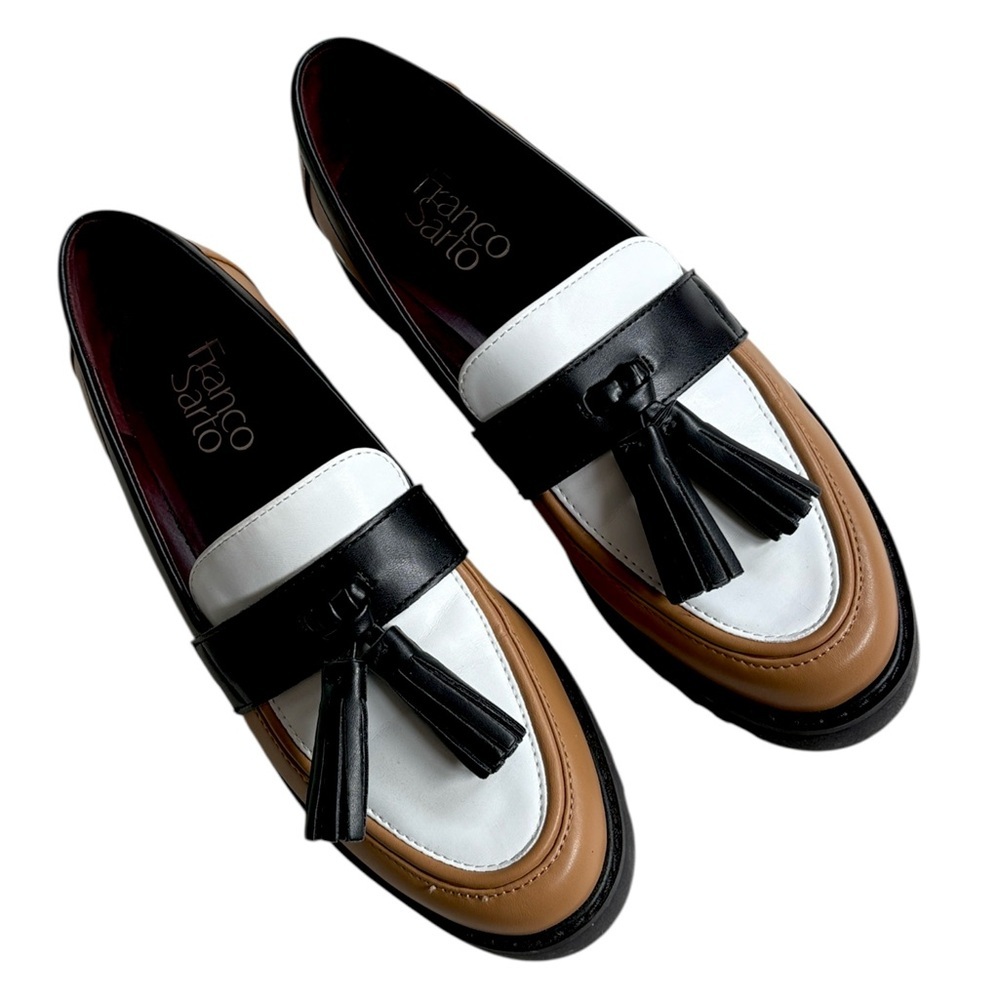 EUC Franco Sarto Carolynn Tassel Lug Sole
Loafers Size 6.5 - Picture 2 of 8